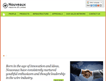 Tablet Screenshot of nouveaux.in